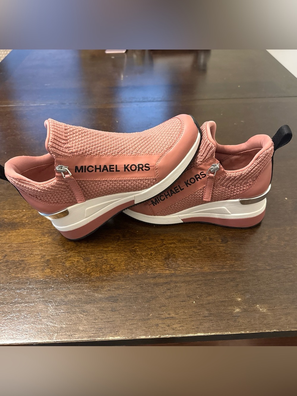 Michael Kors Women's Slip-On Sneakers in Dusty Rose size 6.5